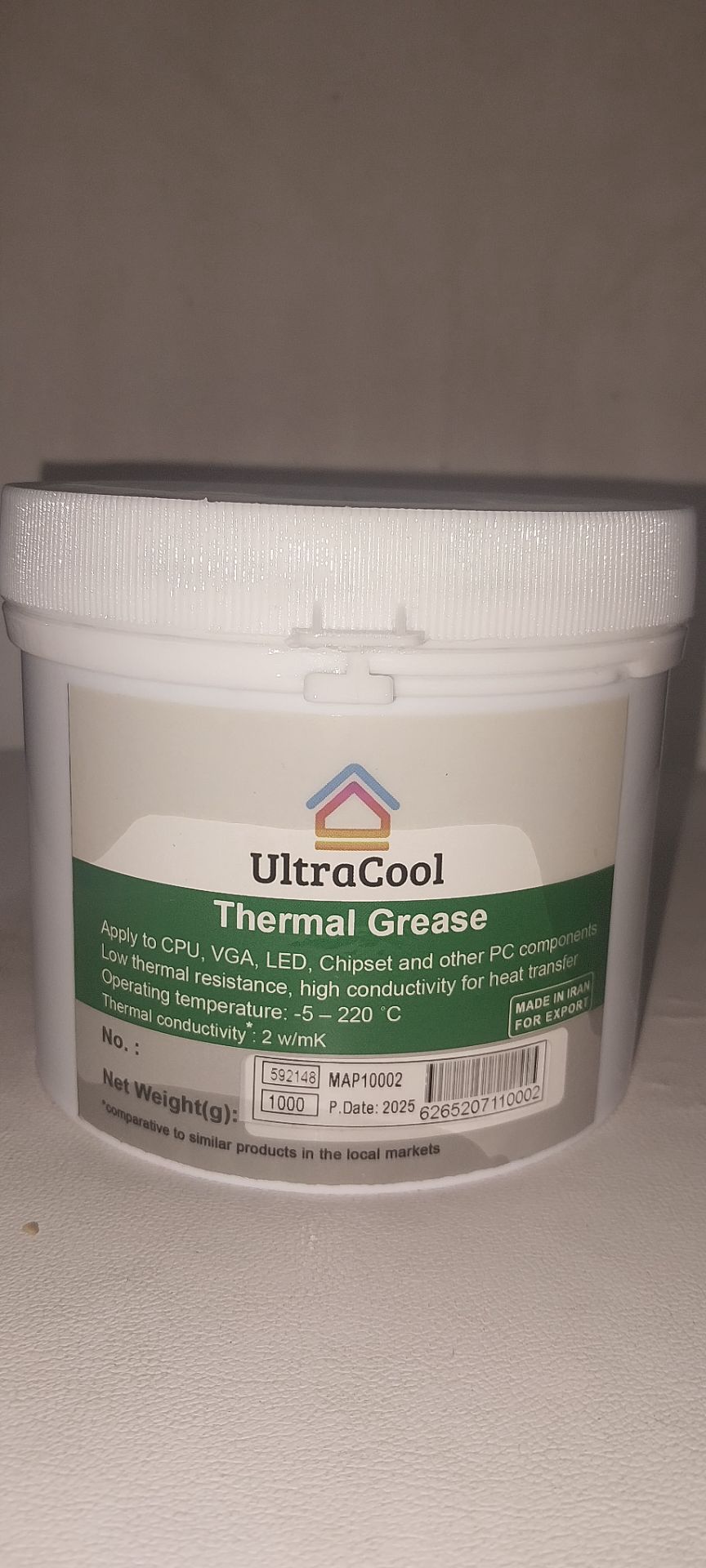 خمیر سیلیکون یک کیلویی اولتراکول مدل MAP10002